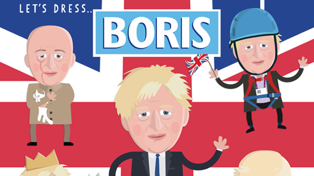 Let's Dress Boris Johnson Cut out